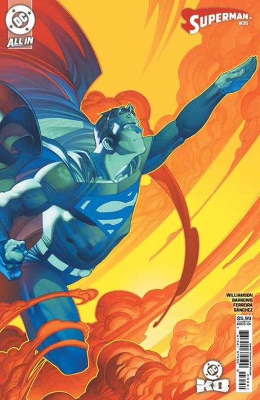 Superman 35 Cover E Chris Stevens Card Stock Variant (DC K.O.) - Cadets Toys & Comics
