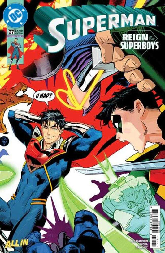 Superman 37 Cover A Dan Mora (The Reign Of The Superboys) - Cadets Toys & Comics