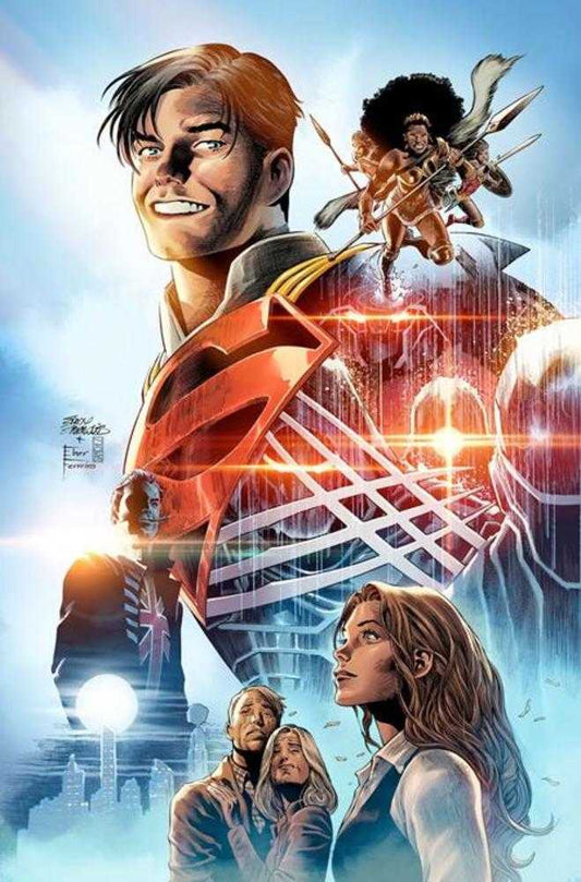 Superman 37 Cover E Eddy Barrows Things To Come Card Stock Variant (The Reign Of The Superboys) - Cadets Toys & Comics