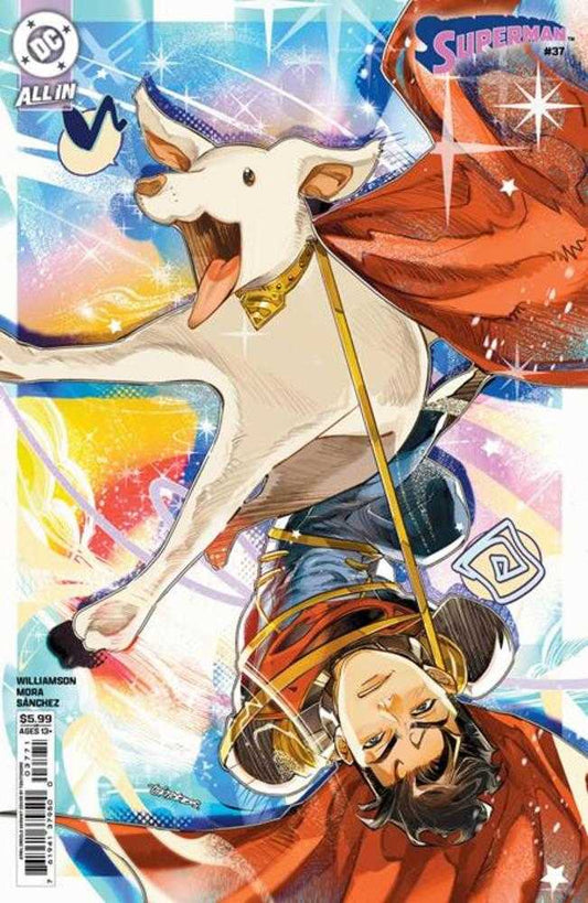 Superman 37 Cover F Tokitokoro April Drools Card Stock Variant (The Reign Of The Superboys) - Cadets Toys & Comics