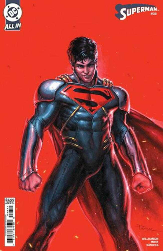 Superman 38 Cover D Davide Paratore Card Stock Variant (The Reign Of The Superboys) - Cadets Toys & Comics