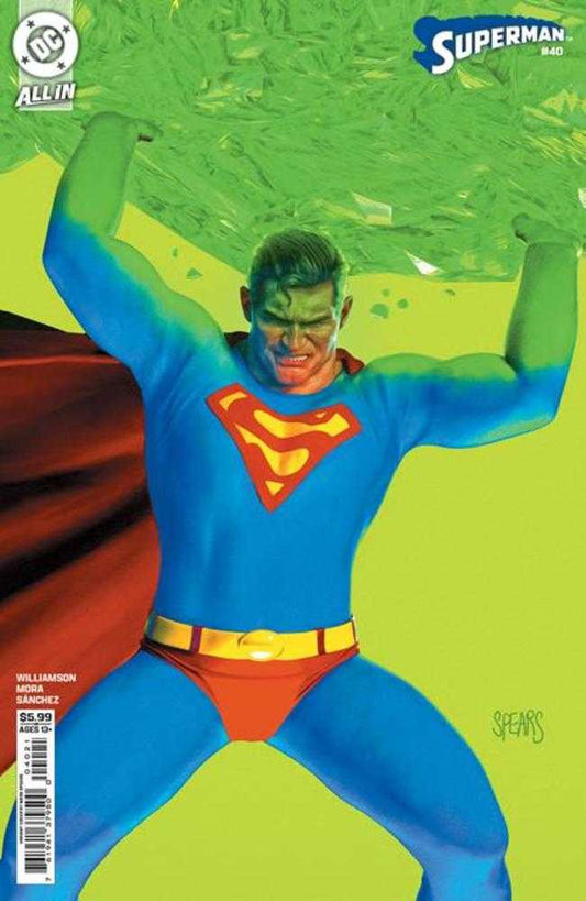 Superman 40 Cover B Mark Spears Card Stock Variant - Cadets Toys & Comics