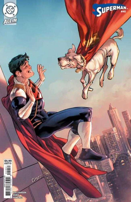 Superman 40 Cover E Tirso Cons Card Stock Variant - Cadets Toys & Comics
