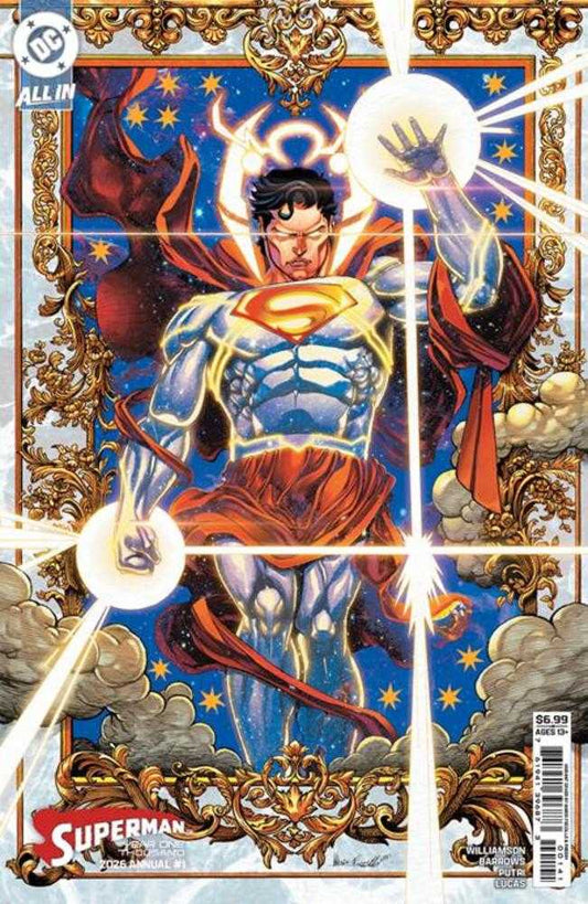 Superman Annual Year One Thousand 1 (One Shot) Cover D Mario Foccillo Card Stock Variant (DC K.O.) - Cadets Toys & Comics