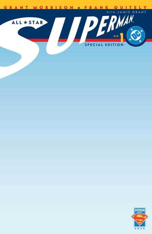 Superman Day 2025 - All - Star Superman 1 Cover C Blank - Cadets Toys & Comics