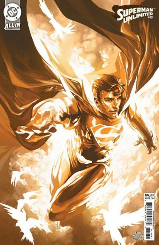 Superman Unlimited 10 Cover C Don Aguillo Card Stock Variant - Cadets Toys & Comics