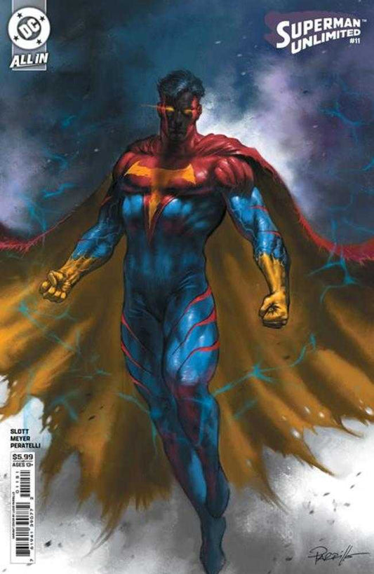 Superman Unlimited 11 Cover D Lucio Parrillo Card Stock Variant - Cadets Toys & Comics