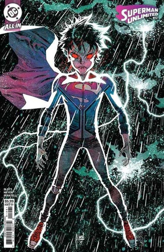 Superman Unlimited 12 Cover B Guillem March Card Stock Variant (The Reign Of The Superboys) - Cadets Toys & Comics