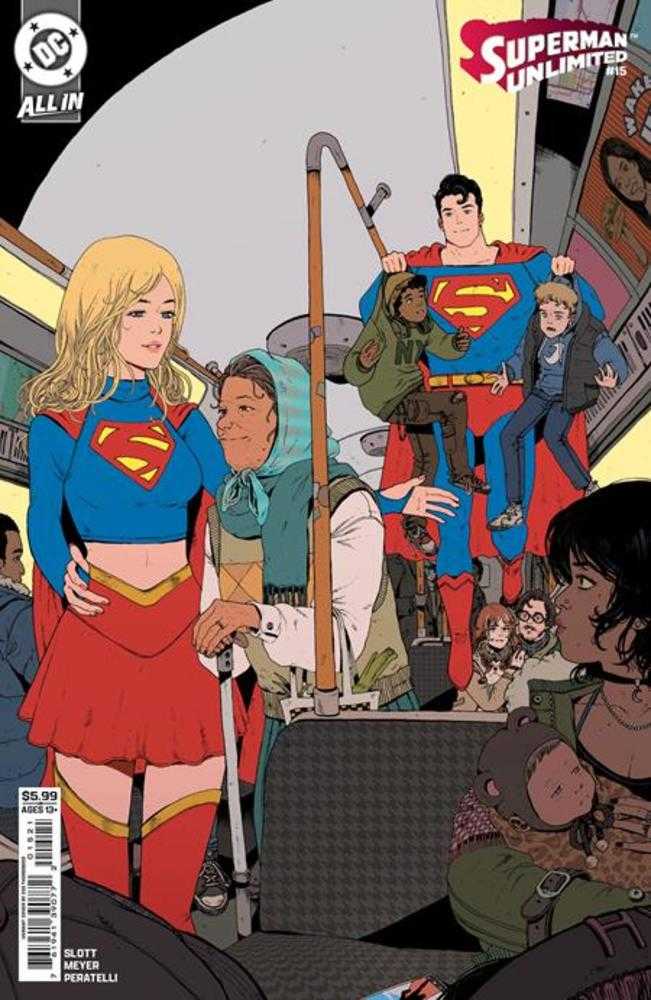 Superman Unlimited 15 Cover B Zoe Thorogood Card Stock Variant (The Reign Of The Superboys) - Cadets Toys & Comics