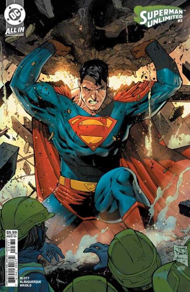 Superman Unlimited #3 Portada C Tony S Daniel Variante en cartulina