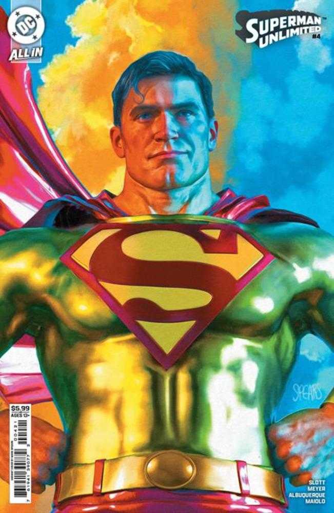 Superman Unlimited #4 Portada B Mark Spears Variante en cartulina