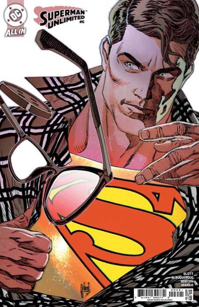 Superman Unlimited #6 Cover C Guillem March Card Stock Variant