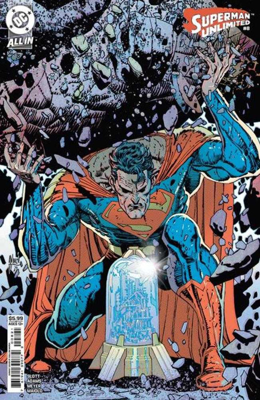 Superman Unlimited 8 Cover B Guillem March Card Stock Variant - Cadets Toys & Comics