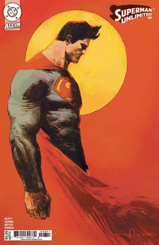 Superman Unlimited 8 Cover E Gerardo Zaffino Card Stock Variant - Cadets Toys & Comics