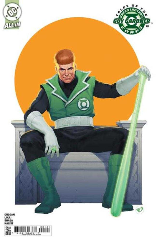Tales Of The Green Lantern Corps Guy Gardner 1 (One Shot) Cover D Ariel Olivetti Card Stock Variant - Cadets Toys & Comics