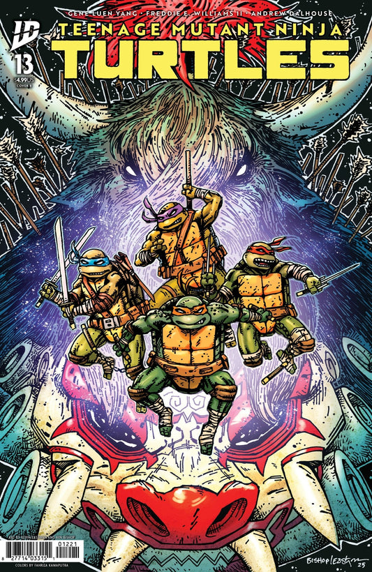 Teenage Mutant Ninja Turtles 13 Variant B (Eastman & Bishop) - Cadets Toys & Comics