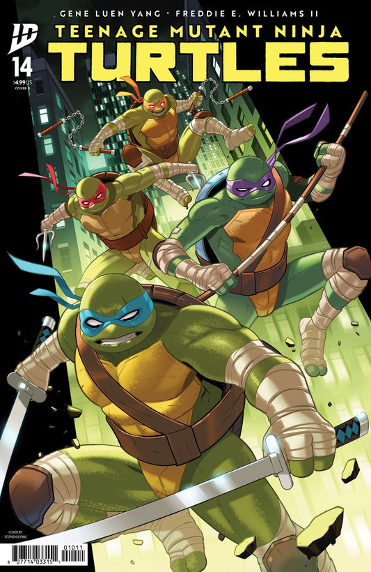 Teenage Mutant Ninja Turtles 14 Variant D (Byrne) - Cadets Toys & Comics