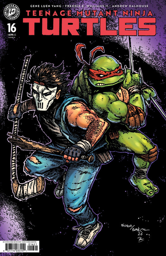 Teenage Mutant Ninja Turtles 16 Variant B (Eastman & Bishop) - Cadets Toys & Comics