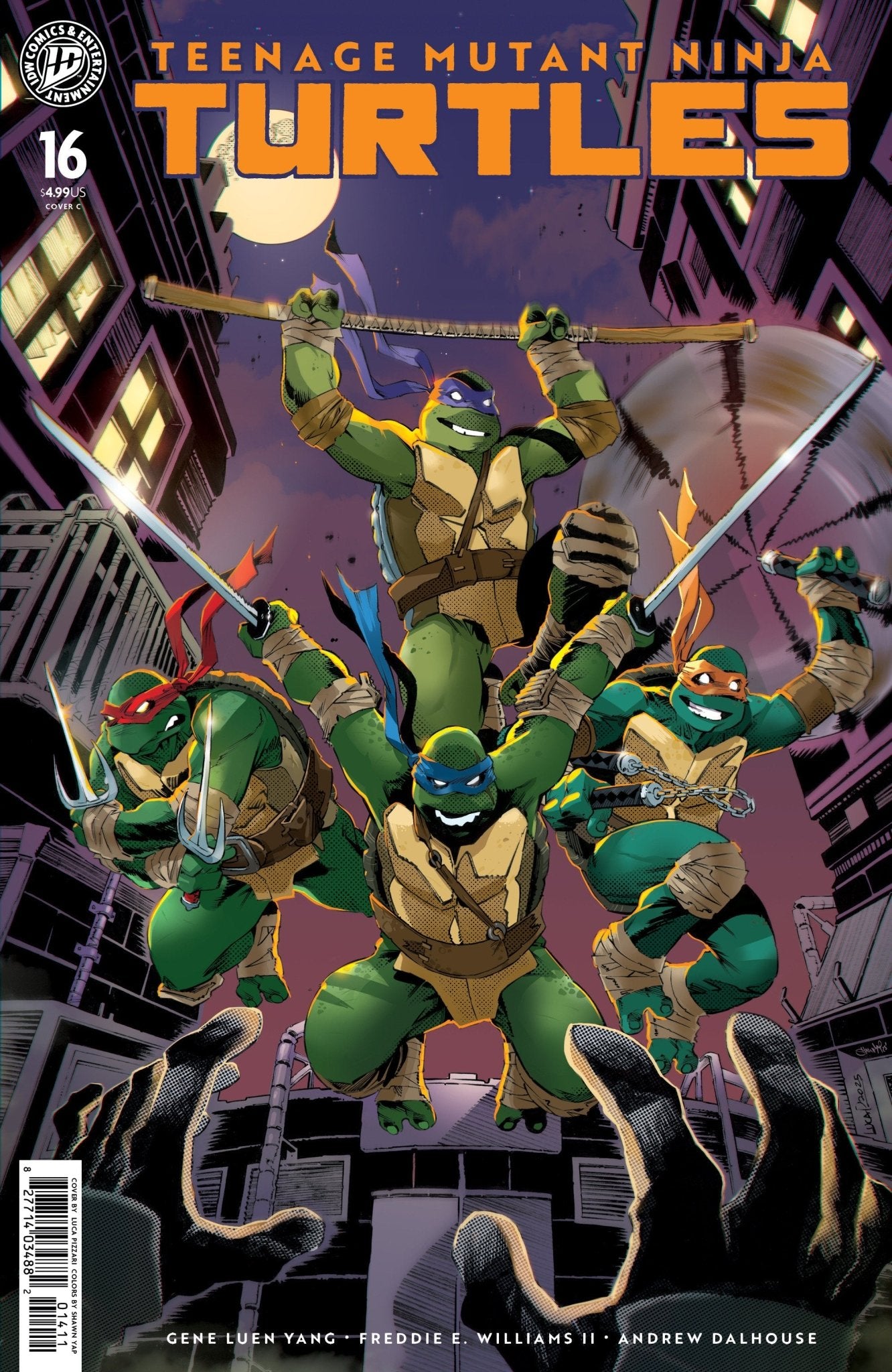 Teenage Mutant Ninja Turtles 16 Variant C (Pizzari) - Cadets Toys & Comics