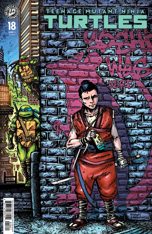 Teenage Mutant Ninja Turtles 18 Variant B (Eastman & Bishop) - Cadets Toys & Comics