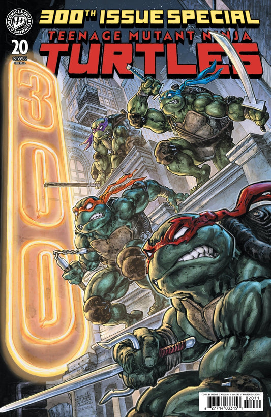 Teenage Mutant Ninja Turtles 20: 300th Issue Special Cover A (Williams II) - Cadets Toys & Comics