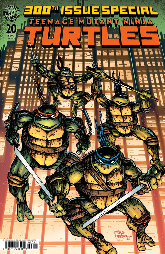 Teenage Mutant Ninja Turtles 20: 300th Issue Special Variant B (Eastman & Laird) - Cadets Toys & Comics