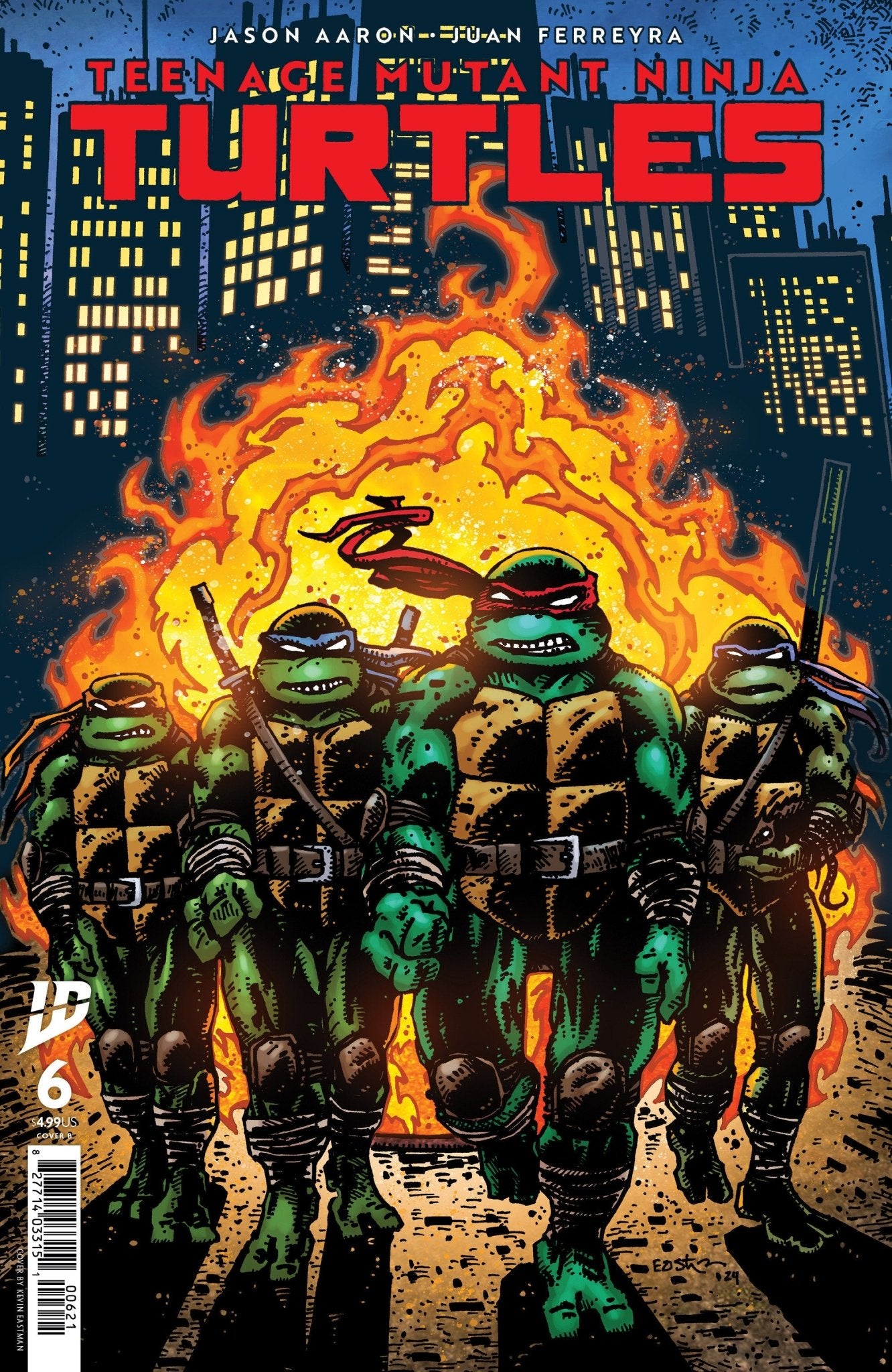 Teenage Mutant Ninja Turtles 6 Variant B (Eastman) - Cadets Toys & Comics