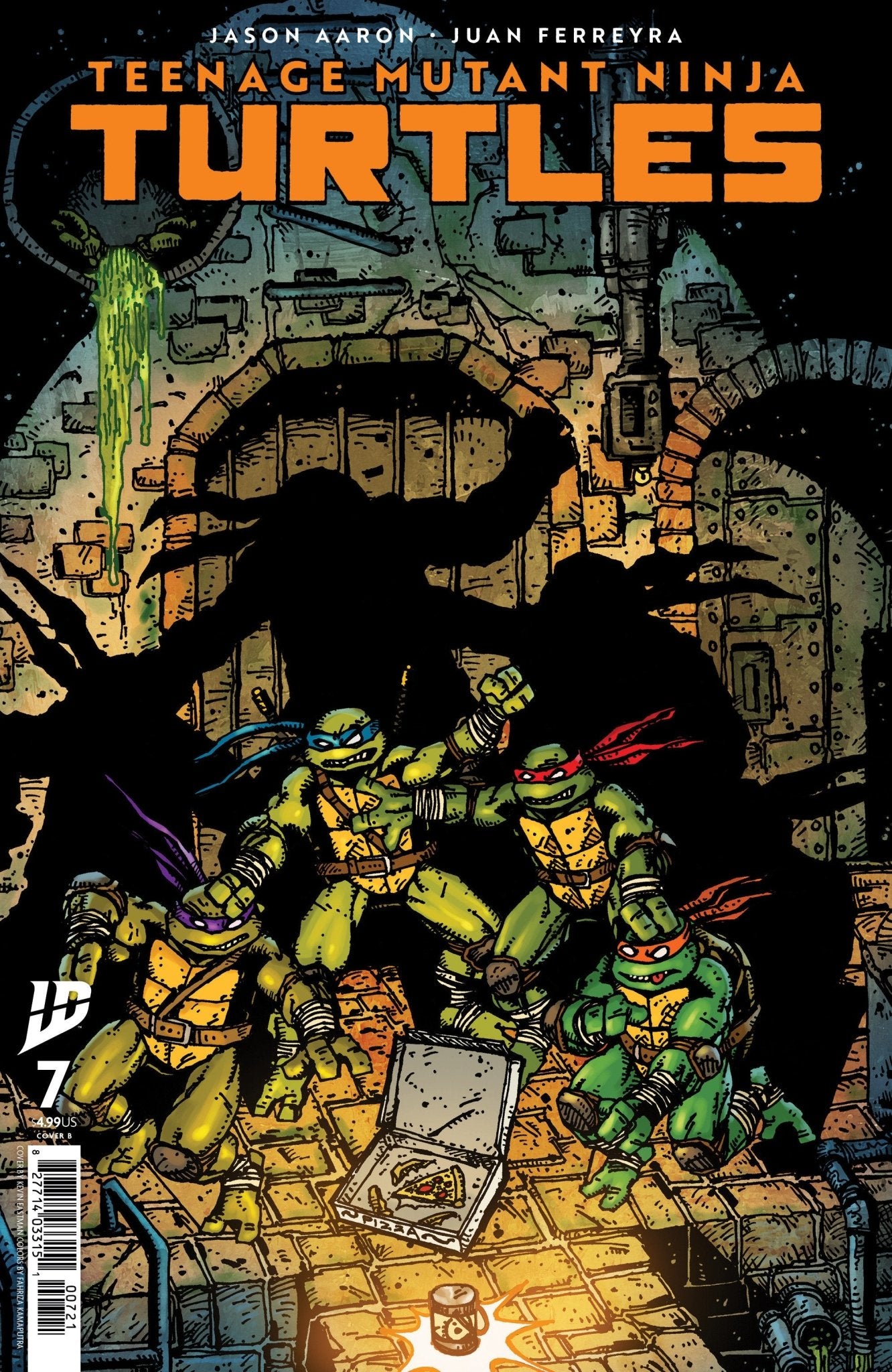 Teenage Mutant Ninja Turtles 7 Variant B (Eastman) - Cadets Toys & Comics