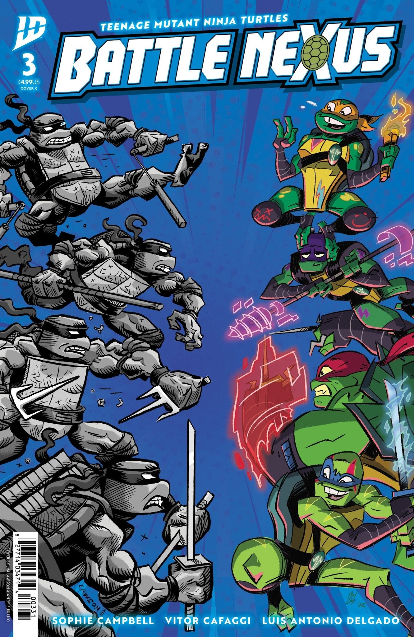 Teenage Mutant Ninja Turtles: Battle Nexus 3 Variant C (Lawson & Suriano) - Cadets Toys & Comics