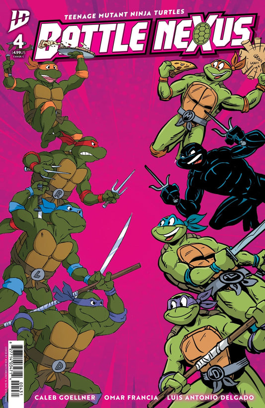 Teenage Mutant Ninja Turtles: Battle Nexus 4 Variant C (Mitchroney & Schoening) - Cadets Toys & Comics