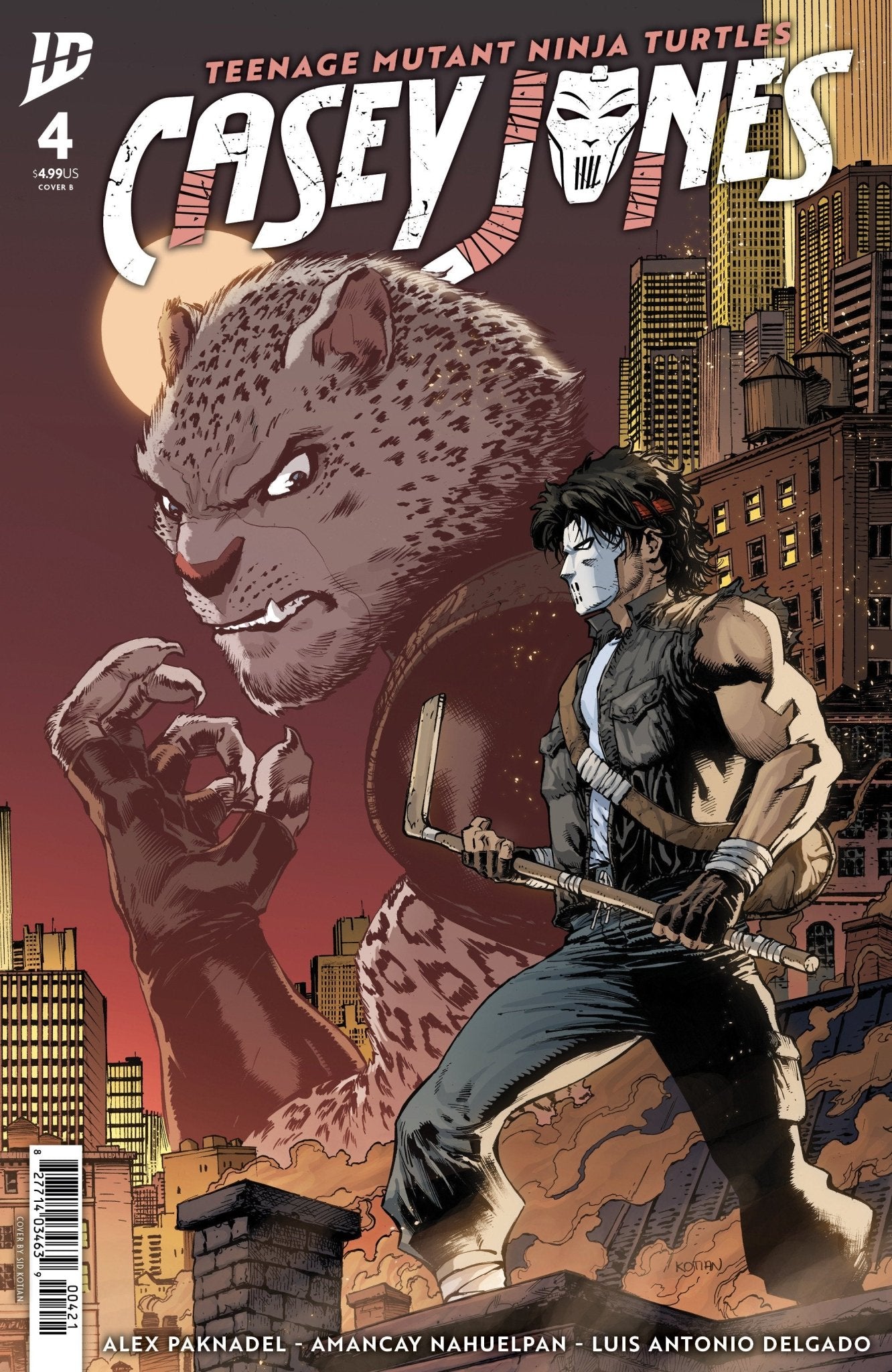 Teenage Mutant Ninja Turtles: Casey Jones 4 Variant B (Kotian) - Cadets Toys & Comics