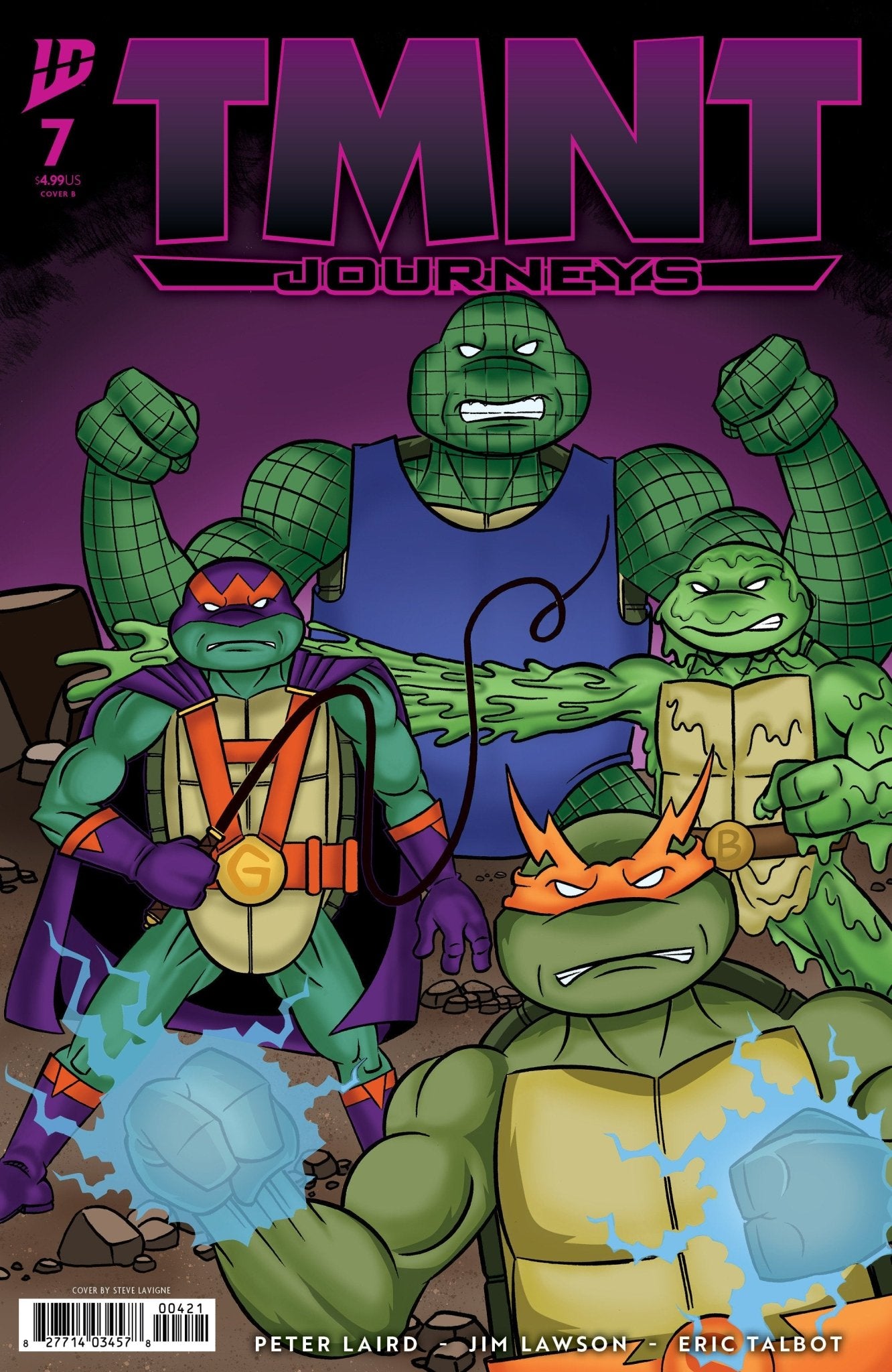 Teenage Mutant Ninja Turtles: Journeys 7 Variant B (Lavigne) - Cadets Toys & Comics