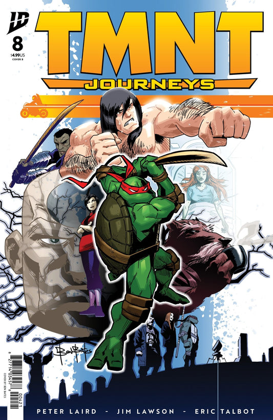 Teenage Mutant Ninja Turtles: Journeys 8 Variant B (Bates) - Cadets Toys & Comics
