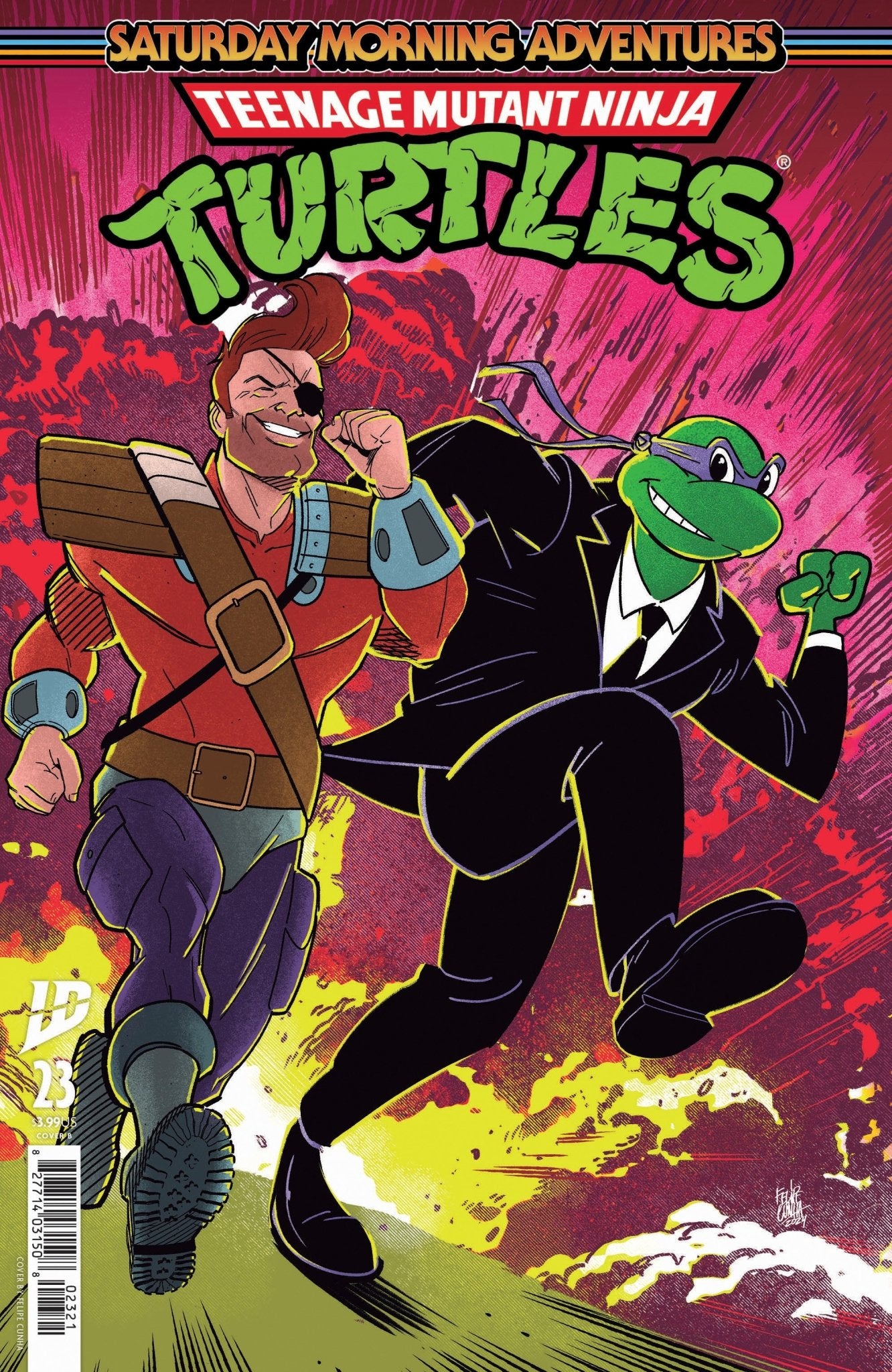 Teenage Mutant Ninja Turtles: Saturday Morning Adventures 23 Variant B (Cunha) - Cadets Toys & Comics
