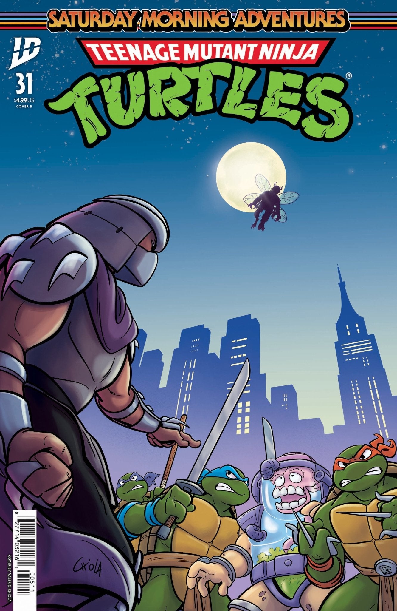 Teenage Mutant Ninja Turtles: Saturday Morning Adventures 31 Variant B (Chiola ) - Cadets Toys & Comics