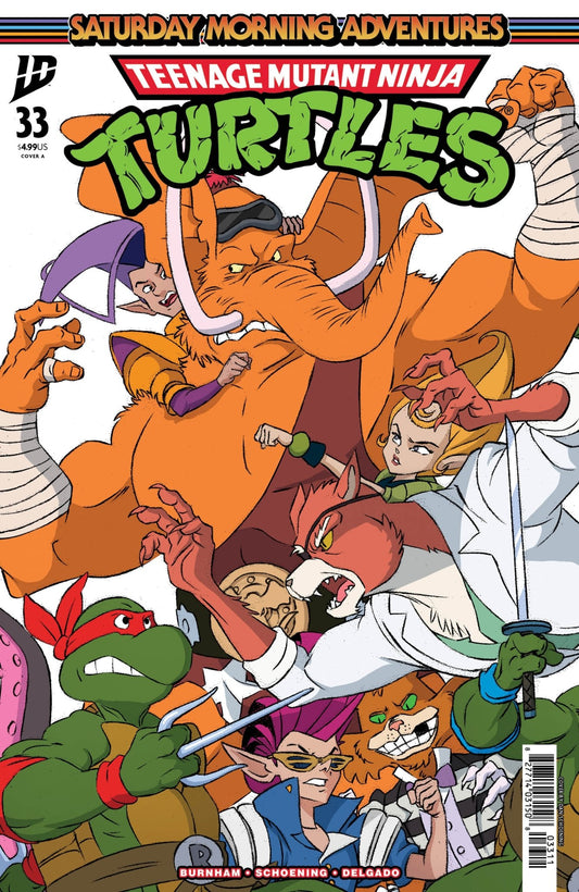 Teenage Mutant Ninja Turtles: Saturday Morning Adventures 33 Cover A (Schoening Connecting Cover Set) - Cadets Toys & Comics