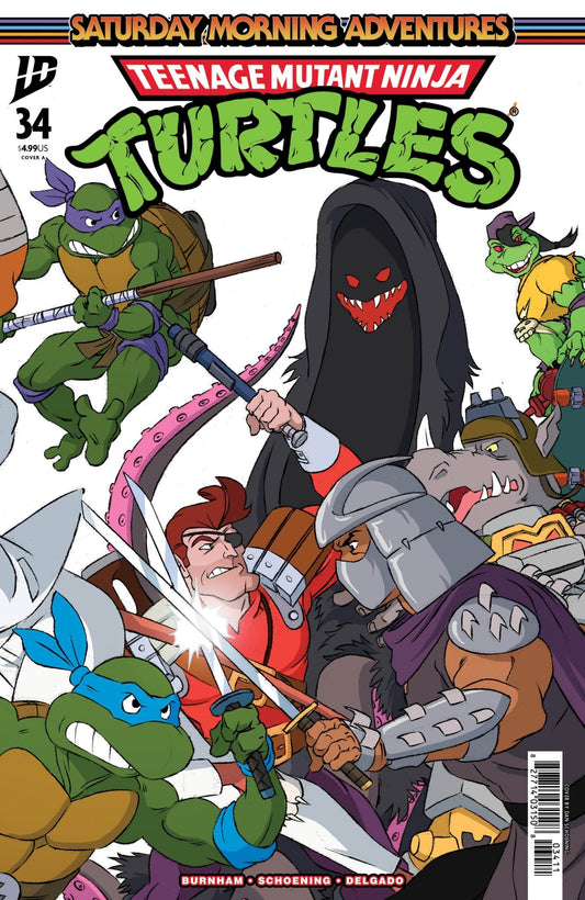 Teenage Mutant Ninja Turtles: Saturday Morning Adventures 34 Cover A (Schoening Connecting Cover Set) - Cadets Toys & Comics