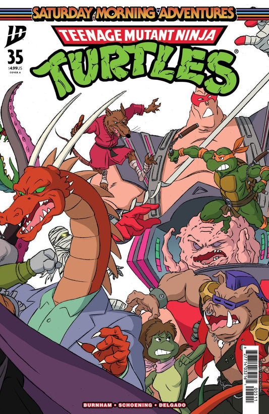 Teenage Mutant Ninja Turtles: Saturday Morning Adventures 35 Cover A (Schoening Connecting Cover Set) - Cadets Toys & Comics