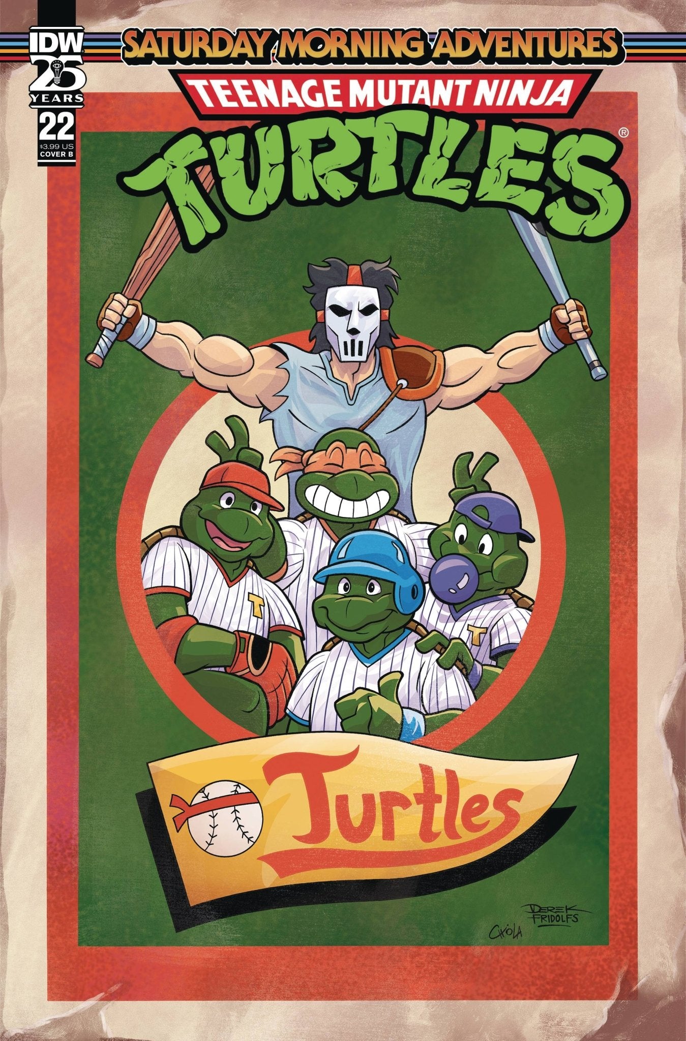 Teenage Mutant Ninja Turtles: Saturday Morning Adventures Continued 22 Cover B - Cadets Toys & Comics