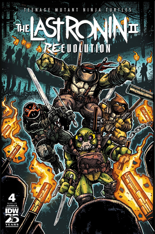 Teenage Mutant Ninja Turtles: The Last Ronin II—Re - Evolution 4 Variant B (Eastman) - Cadets Toys & Comics