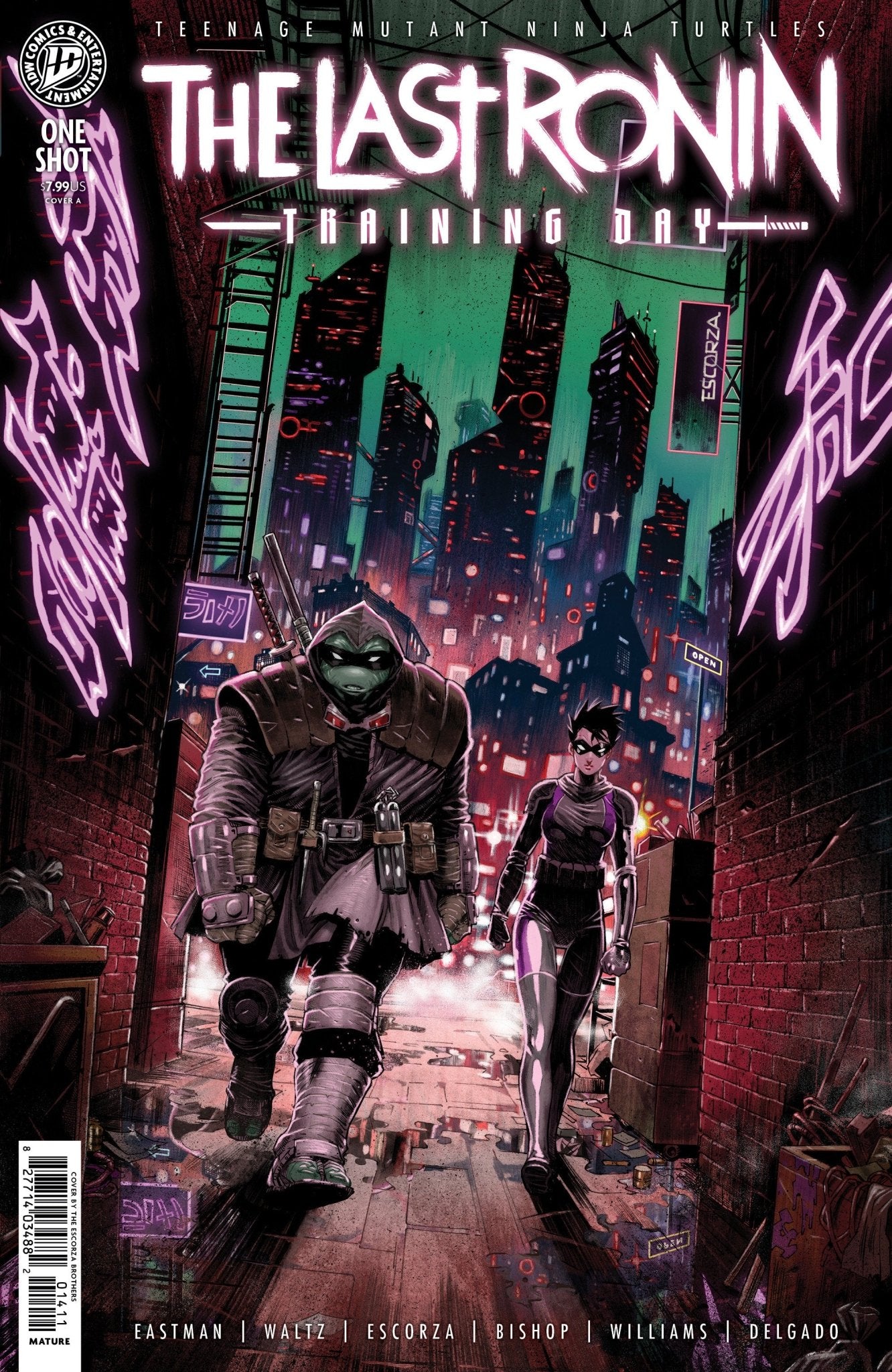 Teenage Mutant Ninja Turtles: The Last Ronin Training Day Cover A (Escorza Brothers) - Cadets Toys & Comics