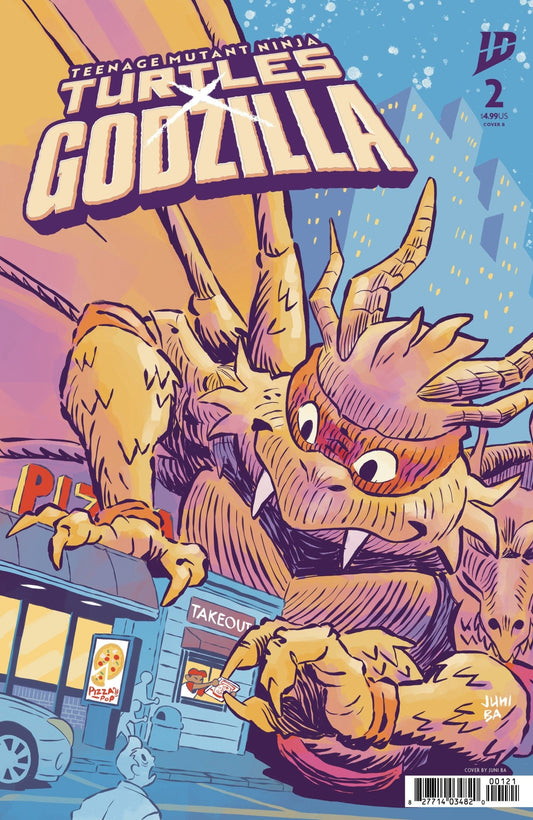 Teenage Mutant Ninja Turtles X Godzilla 2 Variant B (Ba) - Cadets Toys & Comics