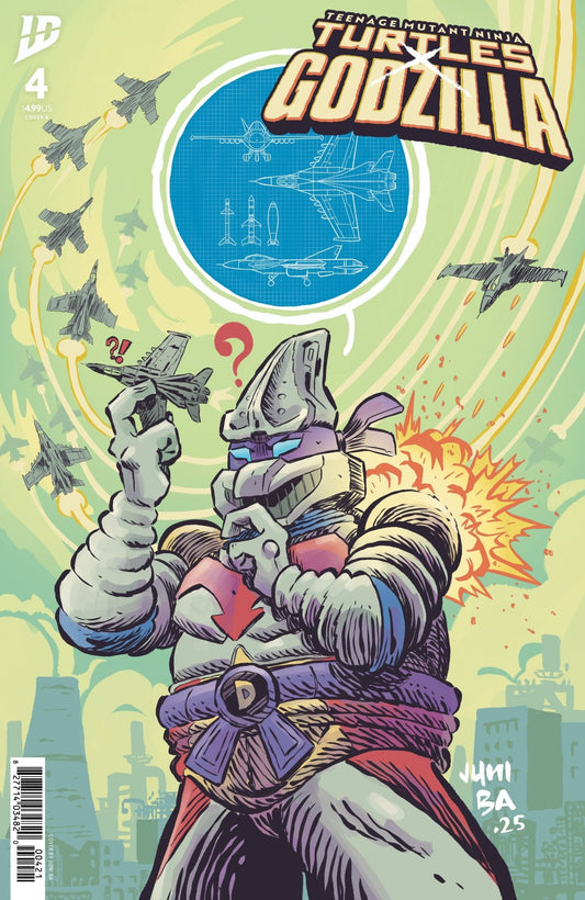 Teenage Mutant Ninja Turtles X Godzilla 4 Variant B (Ba) - Cadets Toys & Comics