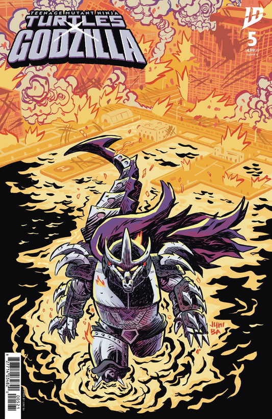 Teenage Mutant Ninja Turtles X Godzilla 5 Variant B (Ba) - Cadets Toys & Comics