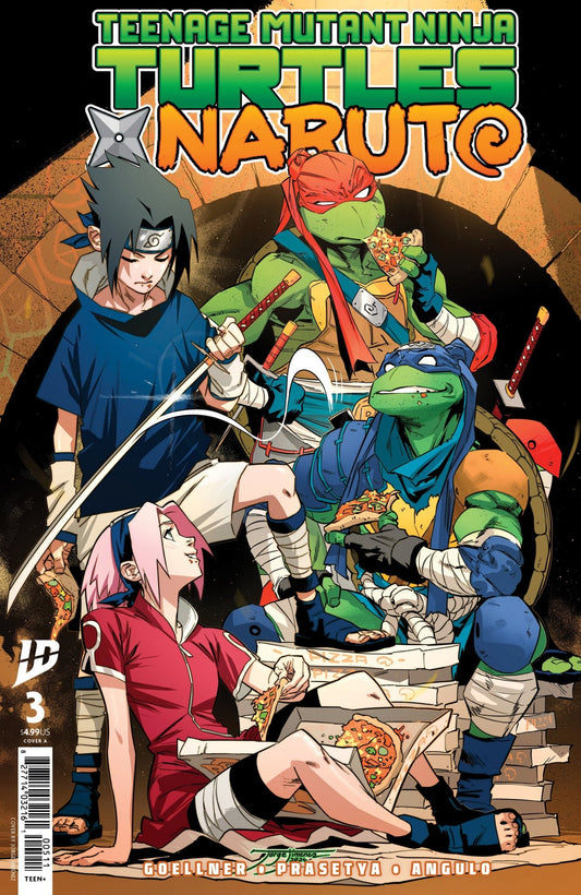 Teenage Mutant Ninja Turtles X Naruto 3 Cover A (JiméNez) - Cadets Toys & Comics