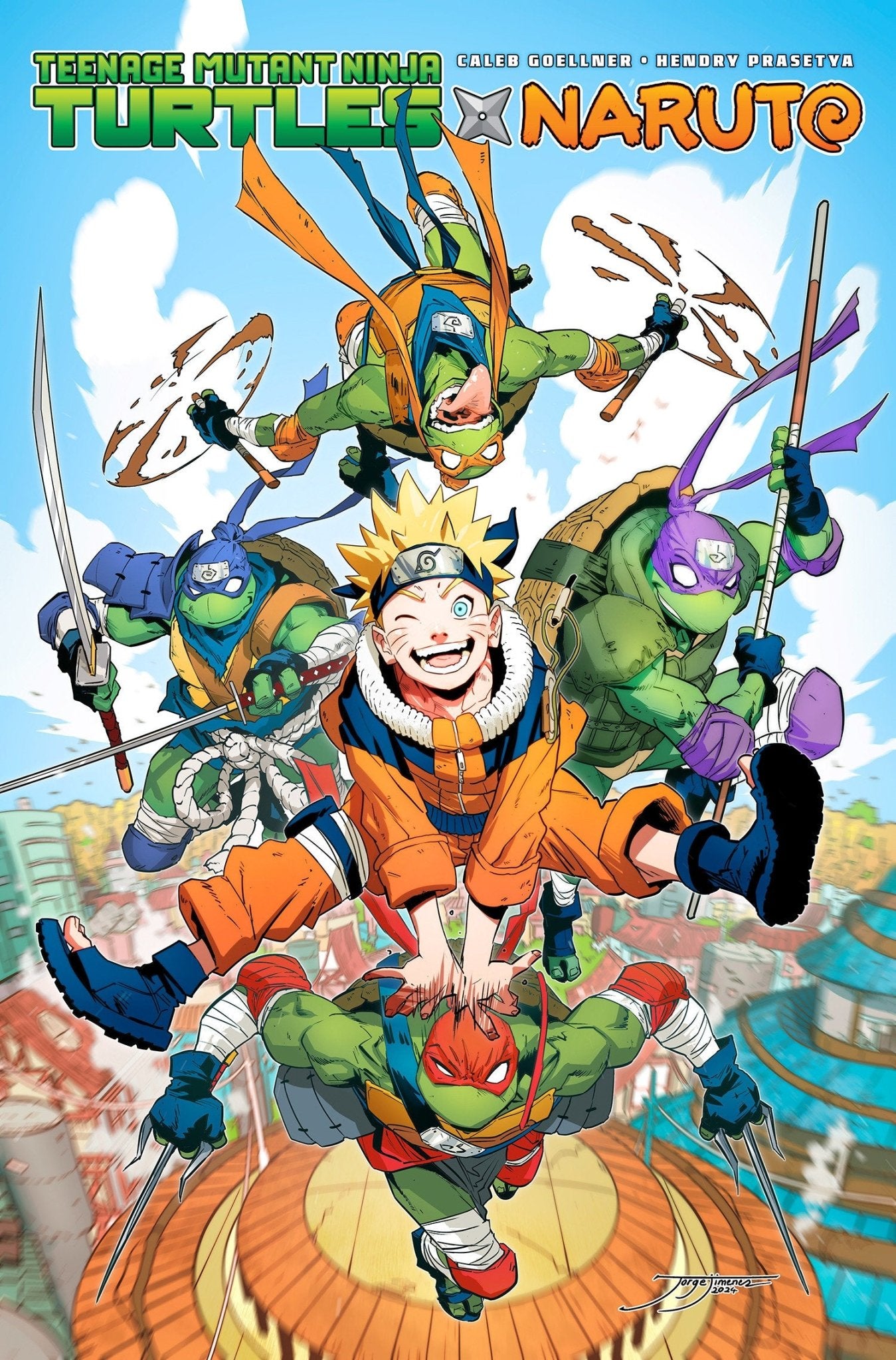 Tortugas Ninja Adolescentes Mutantes X Naruto