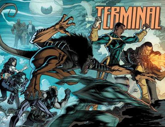 Terminal 1 Cover M Andy Kubert & Dave Mccaig Connecting Wraparound Chromium Variant (Mature) - Cadets Toys & Comics