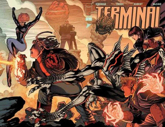 Terminal 1 Cover N Andy Kubert & Dave Mccaig Connecting Wraparound Chromium Variant (Mature) - Cadets Toys & Comics