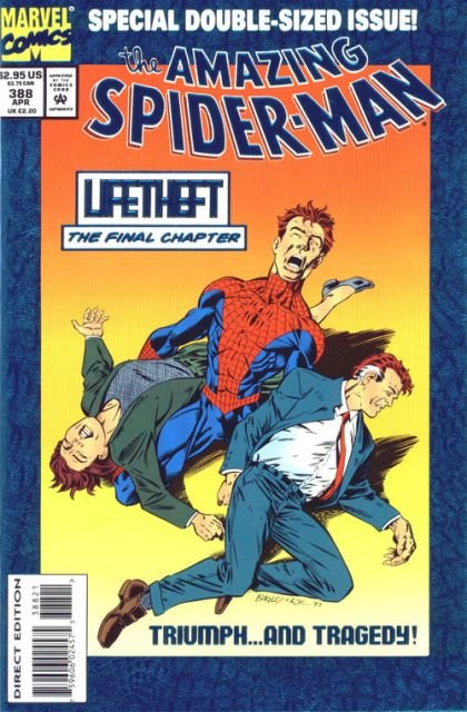 The Amazing Spider-Man, Vol. 1 #388B (Deluxe Embossed Foil Direct Edition)