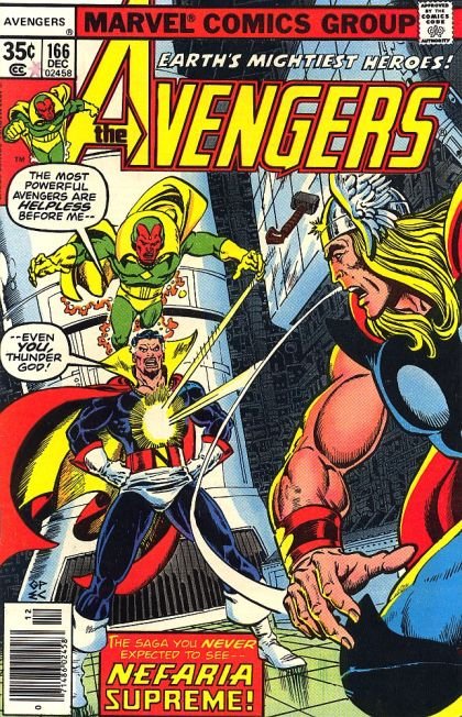 The Avengers, Vol. 1 #166B - Day Of The God Slayer!